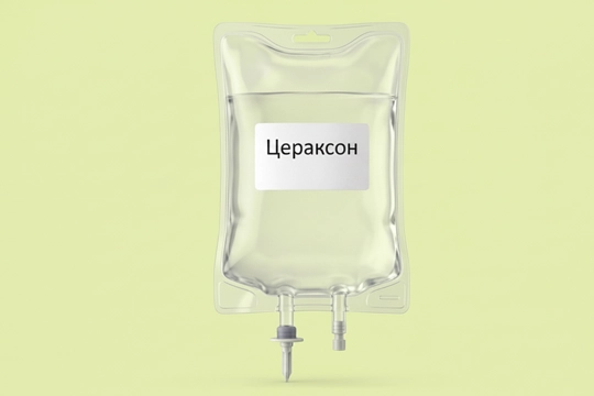Капельница с препаратом Цераксон