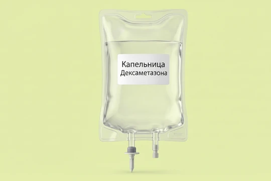 Капельница с препаратом Дексаметазон